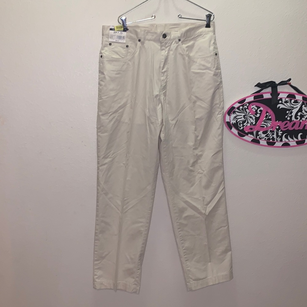 Roundtree & Yorke triumph twill classic fit khaki pants New
